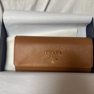 Prada Saffiano Leather Wallet Crossbody